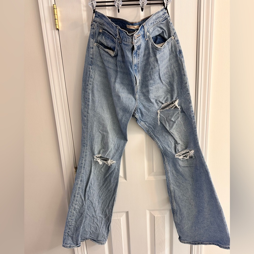 Levi's Light Blue Flare Jeans